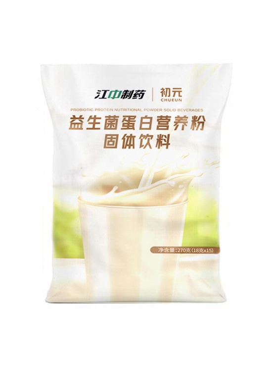 江(jiāng)中 初元 益生(sheng)菌蛋白營養(yang)粉固體飲料(liao)